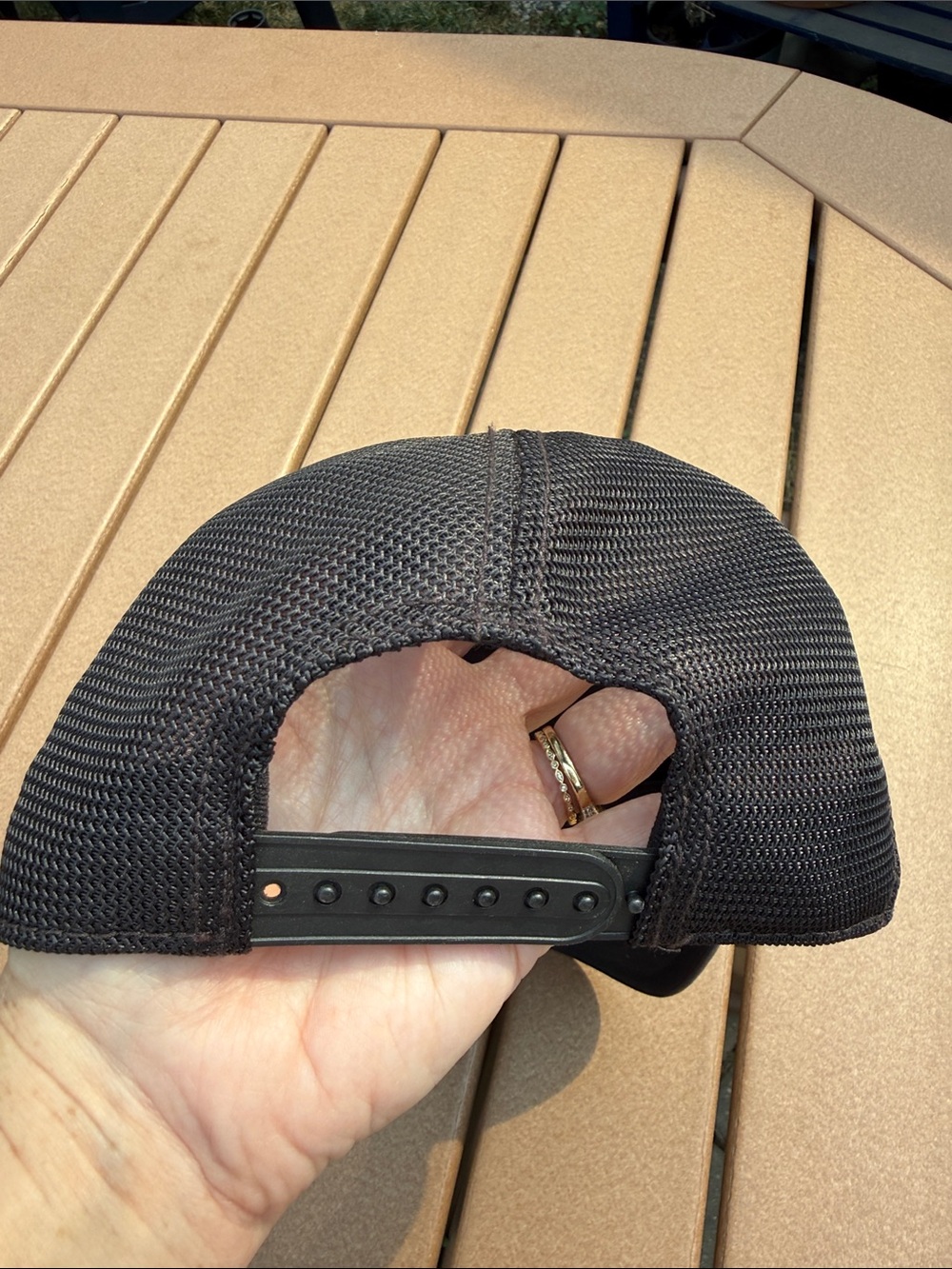 Under Armour Trucker Hat American Flag Cap View 2